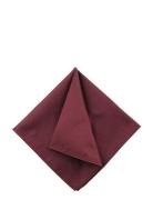 Solid Silk Pocket Square Lommetørkle Burgundy Portia 1924