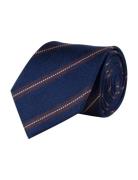 Regimental Silk Tie Slips Navy Portia 1924