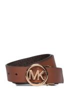 32Mm Reversible Saffiano Belt Belte Brown Michael Kors Accessories