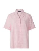 Lauren Organic Cotton Seersucker Pajama Set Pyjamas Pink Lexington Hom...