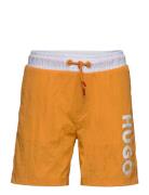 Swim Shorts Badeshorts Orange Hugo Kids