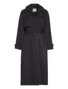 Onlchloe Trenchcoat Double B. Cc Otw Trench Coat Kåpe Black ONLY