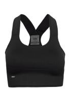 High Support Ribbed Bra Lingerie Bras & Tops Sports Bras - All Black A...