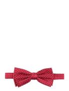 Dots Silk Bow Tie Sløyfe Red Portia 1924