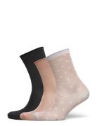 Glitter Socks 3-Pack Lingerie Socks Regular Socks Black Mp Denmark