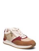 Women Lace-Up Lave Sneakers Brown Tamaris