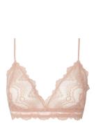 Naked Lace Bralette Lingerie Bras & Tops Soft Bras Bralette Pink Under...