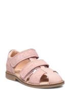 Macey Closed Toe Shoes Summer Shoes Sandals Pink Wheat