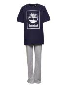 T-Shirt + Pant Set Pyjamas Sett Multi/patterned Timberland