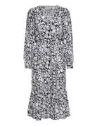 Mschdella Ladonna Dress Aop Knelang Kjole Multi/patterned MSCH Copenha...