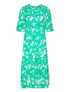 Yashawaii 3/4 Off Shoulder Long Dress S. Knelang Kjole Green YAS