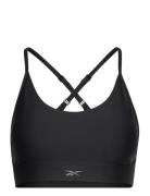 Lux Strappy Sports B Lingerie Bras & Tops Sports Bras - All Black Reeb...