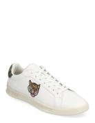 Heritage Court Ii Tiger Leather Sneaker Lave Sneakers White Polo Ralph...