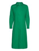 Fqemisa-Dress Knelang Kjole Green FREE/QUENT
