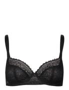 Pila Covering Underwired Bra Lingerie Bras & Tops Wired Bras Black Pas...