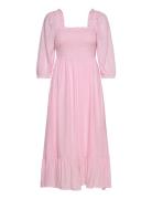 Dencelkb Dress Knelang Kjole Pink Karen By Simonsen