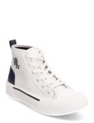 Dakota Leather High-Top Sneaker Høye Sneakers White Lauren Ralph Laure...