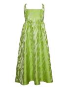 Vmvarious Sl Strap Calf Dress Vma Knelang Kjole Green Vero Moda