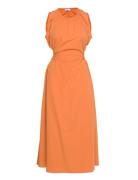 Mytra Dress Knelang Kjole Orange Stylein