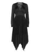 Norah Lace Dress Knelang Kjole Black AllSaints