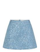 Lemara Skirt Kort Skjørt Blue Second Female