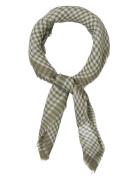 Gingham Wica Scarf Accessories Scarves Lightweight Scarves Green Becks...