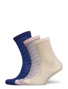 Dopamina Glitter Sock 3 Pack Lingerie Socks Regular Socks Blue Becksön...