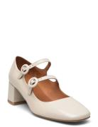264-Delou Vernis Shoes Heels Pumps Classic Cream Jonak Paris