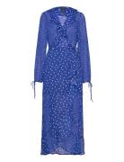 Dress Antonia Knelang Kjole Blue Lindex
