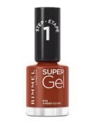 Rimmel Super Gel Nail Polish 075 Aamber Glow Neglelakk Gel Nude Rimmel