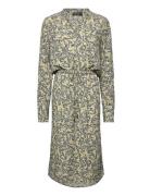 Slzaya Dress Ls Knelang Kjole Multi/patterned Soaked In Luxury