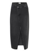Mwlouis Wrap 123 Skirt Knelangt Skjørt Black My Essential Wardrobe