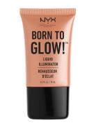Born To Glow Liquid Illuminator Highlighter Contour Sminke Gold NYX Pr...