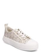 Evy Lace Up Lave Sneakers Cream Michael Kors