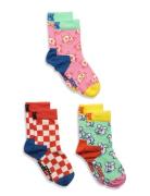 Kids 3-Pack Boozt Gift Set Sokker Strømper Multi/patterned Happy Socks