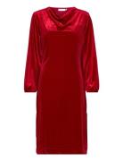 Jaquesiw Dress Knelang Kjole Red InWear