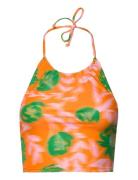 Recycled Printed Swimwear Bikinis Bikini Tops Bandeau Bikinitops Orang...