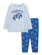 Nkmnightset Nautical Blue Atv Noos Pyjamas Sett Blue Name It