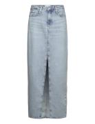 Maxi Skirt Langt Skjørt Blue Calvin Klein Jeans