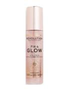 Revolution Fix & Glow Setting Spray Settingspray Sminke Nude Makeup Re...