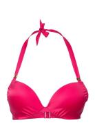 Jamena Bikini_Top Swimwear Bikinis Bikini Tops Wired Bikinitops Pink D...