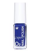 Minilack Oxygen Färg A535 Neglelakk Sminke Blue Depend Cosmetic