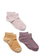 Petra Sneaker Socks - 3-Pack Sokker Strømper Multi/patterned Mp Denmar...