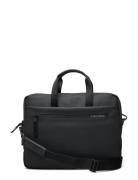 Rubberized Slim Conv Laptop Bag Dataveske Veske Black Calvin Klein