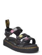 Klaire J Black+Multi Coated Glitter Pu+Athena Shoes Summer Shoes Sanda...