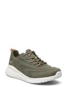 Womens Bobs Squad 3 Lave Sneakers Khaki Green Skechers