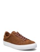 Type - Cognac Suede Lave Sneakers Brown Garment Project