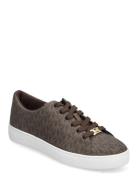 Keaton Lace Up Lave Sneakers Brown Michael Kors