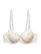 Made Of Recycled Material: Underwire Bra With A Floral Print Lingerie ...