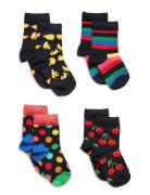 4-Pack Kids Classic Socks Gift Set Sokker Strømper Multi/patterned Hap...